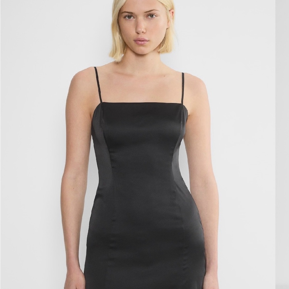 Aritzia Sunday Best Satin Shimmer Dress. Stretchy. Small. Size 4. - Picture 2 of 12